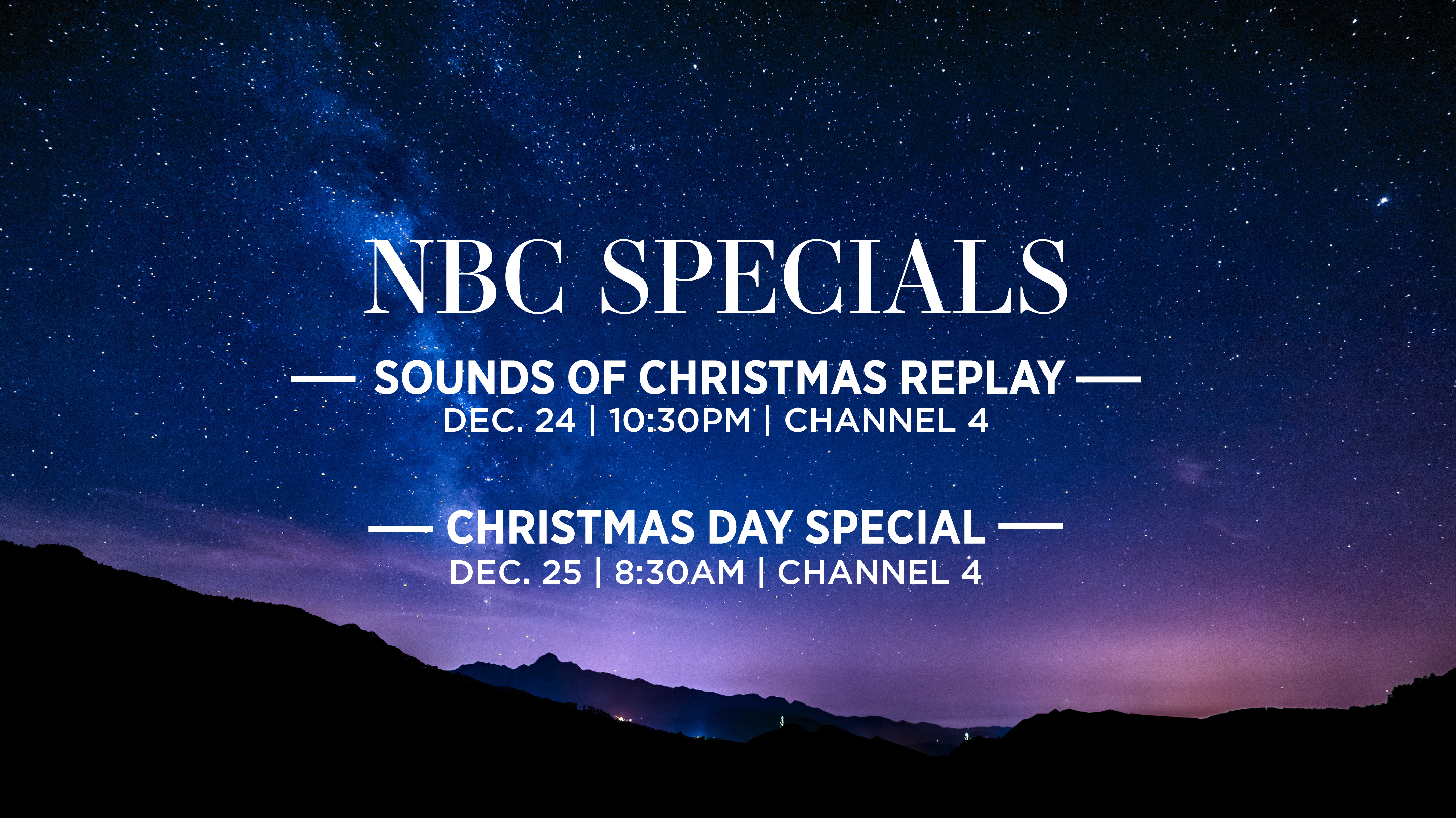 Christmas Day Special | NBC